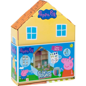 Świnka Peppa - filcowe figurki do kolorowania